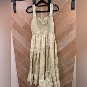 American Eagle Outfitters Light Green Maxi Dress